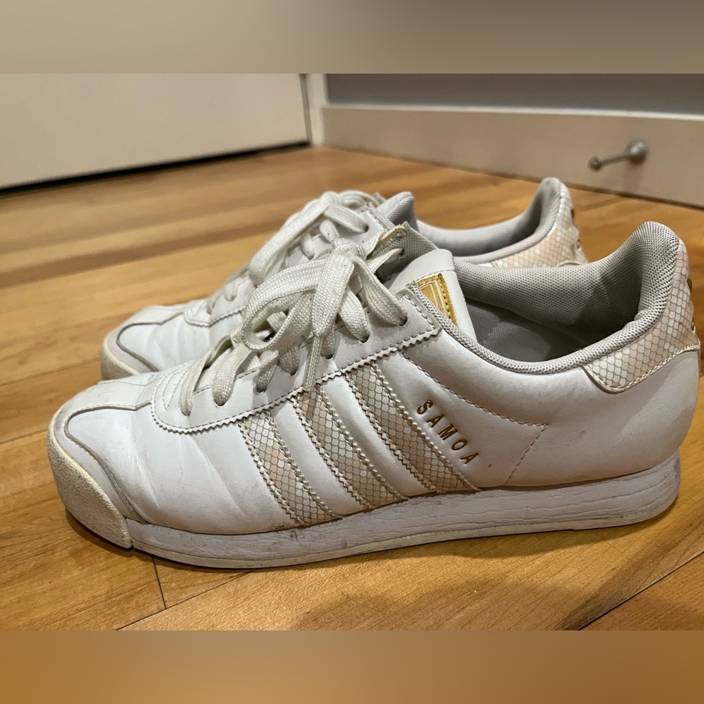 Adidas Women's Samoa White Sneakers